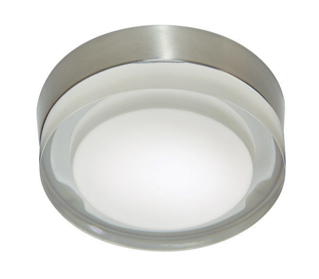 Ceiling Mount Rondo 6 Frost Satin Nickel G9 1x40w