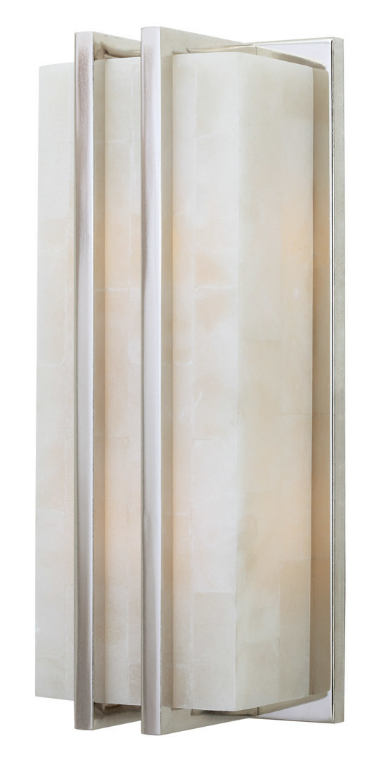 Wall Sconce Vida Marble Mosaic Polished Nickel LED G9 2x3W