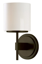 Stone Lighting WS172AOPBZL2 - Wall Sconce Lenox 9 Opal Bronze  LED G4 JC 2W