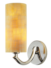 Stone Lighting WS132ONMSBZX3 - Wall Sconce Onyx Cylinder Onyx Mosaic Bronze GY6.35 Xenon 35W