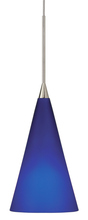 Stone Lighting PD180BUBZX3M - Pendant Konos Blue Bronze GY6.35 Xenon 35W Monopoint