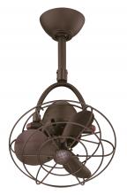 Matthews Fan Company DI-TB-MTL - Diane oscillating ceiling fan in Textured Bronze finish with metal blades.