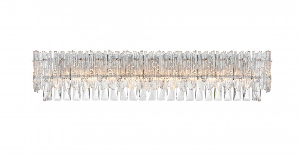 Emilia Wall Sconce L34.5&#34;W6&#34;H7&#34; E12 L8 Chrome