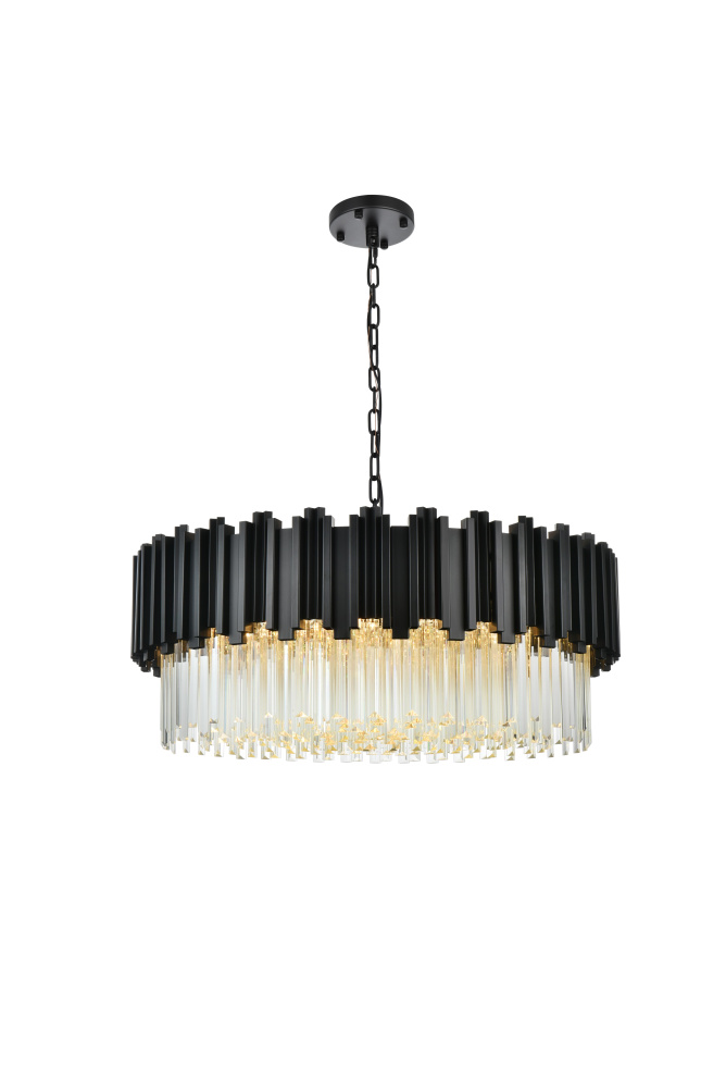 Pendant D32&#34;H14&#34;L11 Black