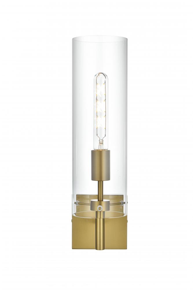 Savant Wall Sconce W4.7&#34;E7.4&#34;H17.5&#34; Satin Gold