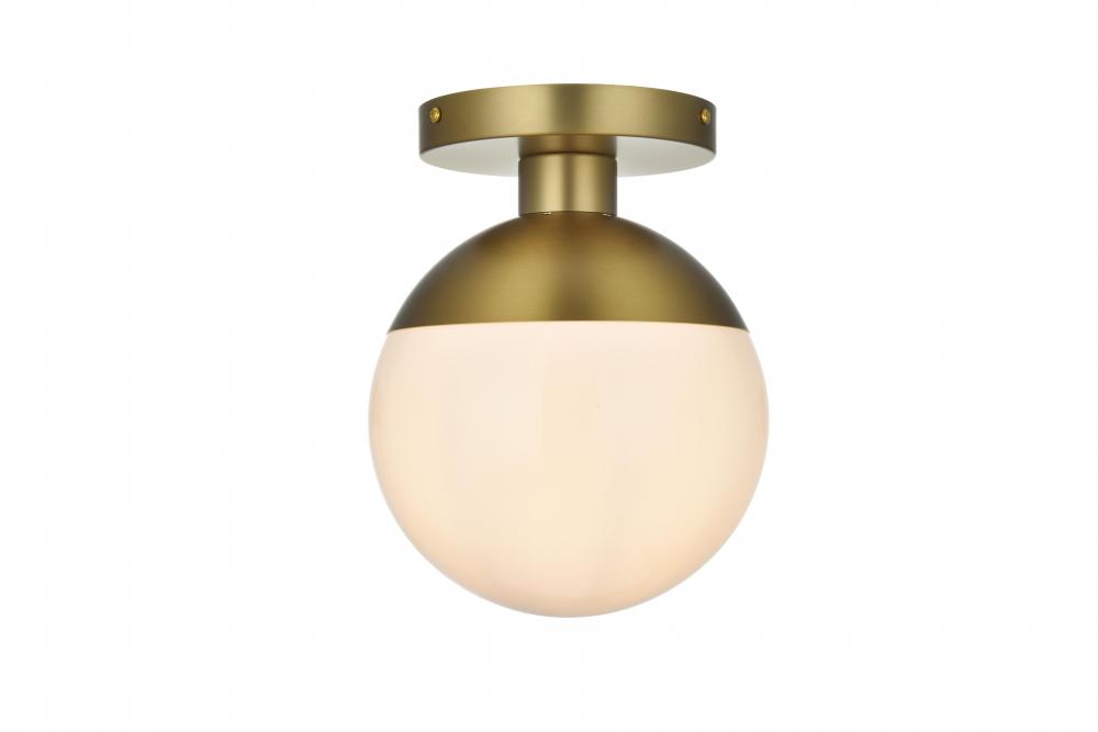Eclipse Flush D8&#34;H10.25&#34;L1 Satin Gold W