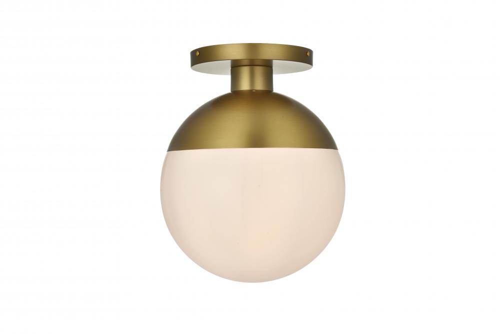 Eclipse Flush D12&#34;H14.5&#34;L1 Satin Gold W