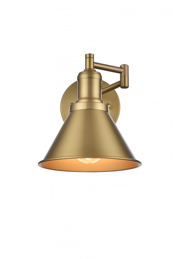 Varden 7 inch Wall Sconce in Satin Gold