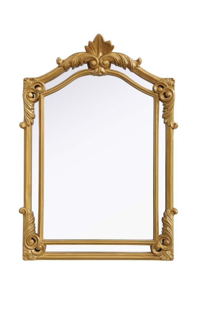 Wall mirror 25.5&#34;x36&#34; gold leaf