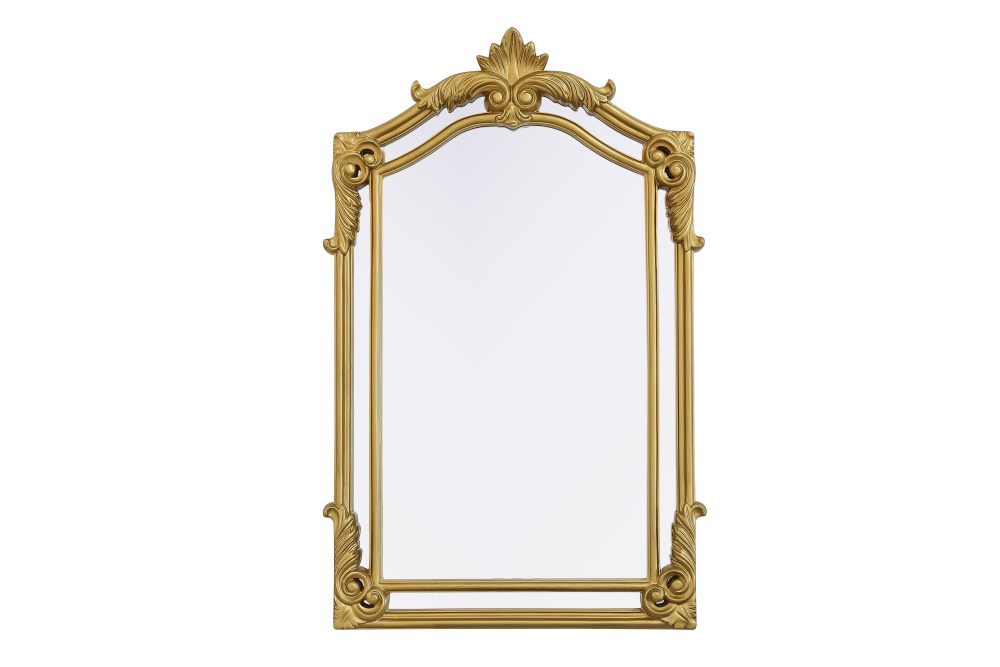 Wall mirror 28.5&#34;x36&#34; gold leaf