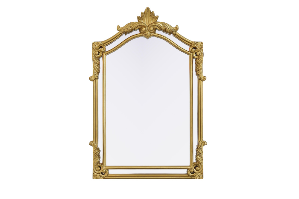 Wall mirror 28.5&#34;x42&#34; gold leaf