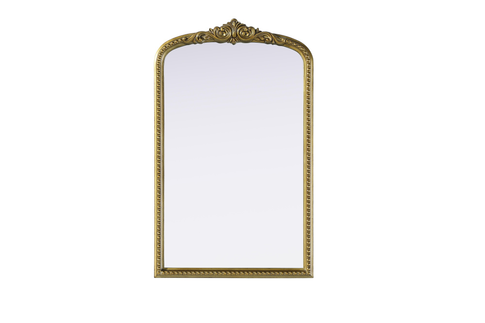 Wall mirror 22&#34;x1.4&#34;x36&#34; Antique Brass