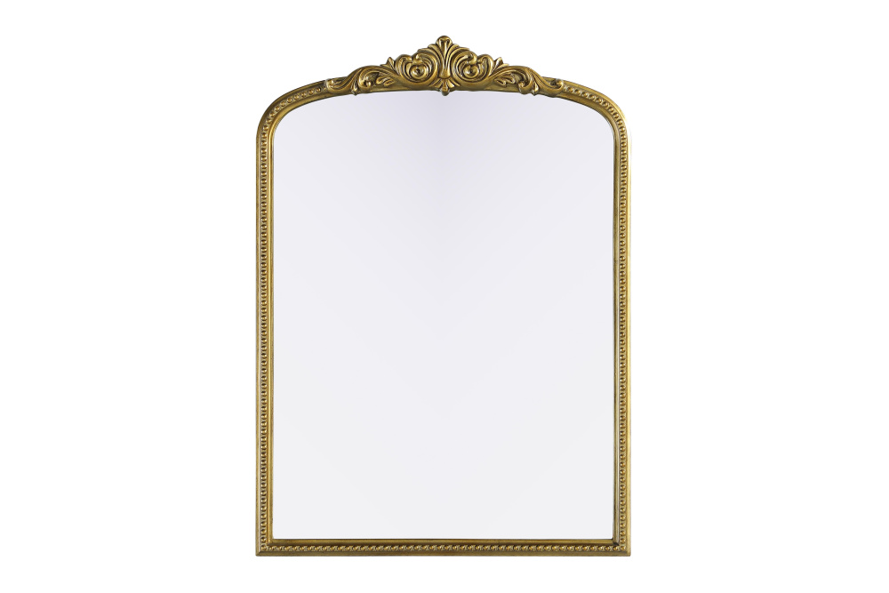 Wall mirror 30&#34;x1.4&#34;x42&#34; Antique Brass