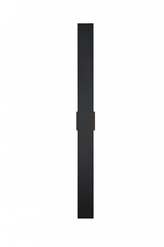 Waylen 4.5 x 48 inch Outdoor Wall Sconce in Black