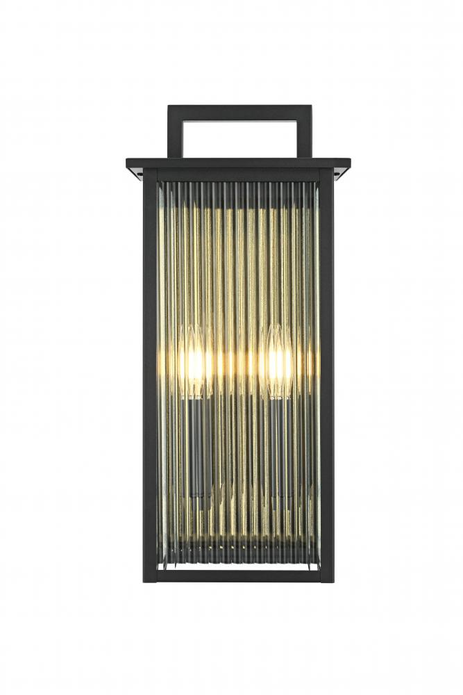 Wall Sconse W8.7&#34;D5.7&#34;H18.9&#34; Black