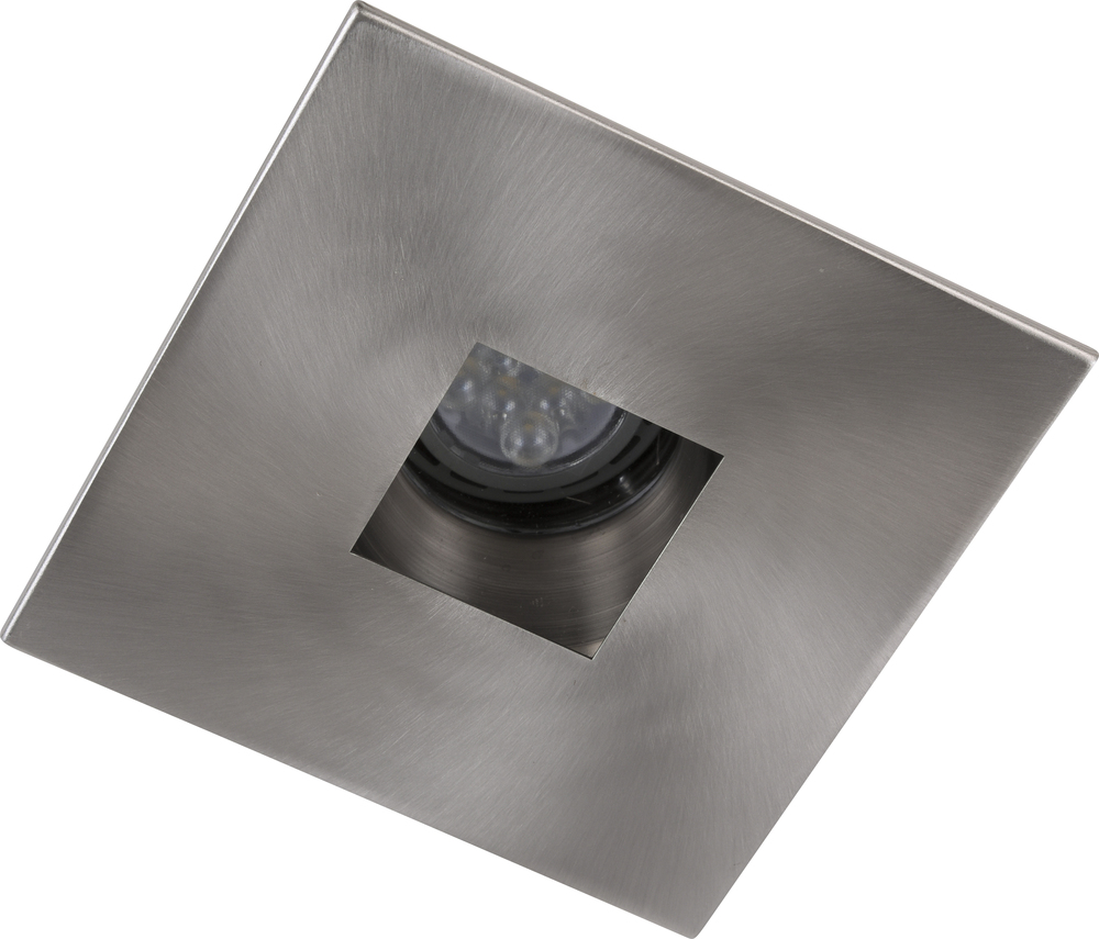 4&#34; Brushed Nickel Square aperture with Brushed Nickel Square Trim ring