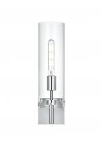 Elegant LD2362C - Savant 4.5 Inch Wall Sconce Clear Shade in Chrome