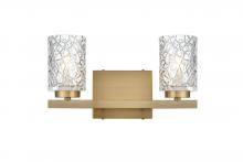 Elegant LD7026W14SG - Cassie 14 inch Wall Sconce in Satin Gold