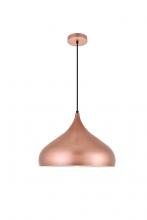 Elegant LDPD2045HG - Circa 1 Light Honey Gold Pendant