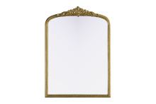 Elegant MR7F3042AB - Wall mirror 30"x1.4"x42" Antique Brass