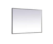 Elegant MRE64260BK - Pier 42x60 inch LED mirror with adjustable color temperature 3000K/4200K/6400K in black