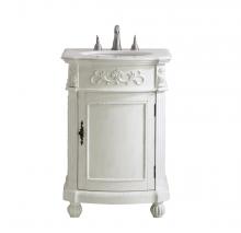 Elegant VF-1010 - 24 In. Single Bathroom Vanity Set in Antique White