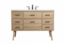 Elegant VF41048MW - 48 Inch Single Bathroom Vanity in Mango Wood