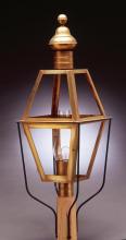 Northeast Lantern 1043-AB-CIM-FST - Post Antique Brass Medium Base Socket With Chimney Frosted Glass