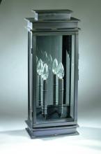 Northeast Lantern 8851-VG-LT2-CLR-PM - Wall Verdi Gris 2 Candelabra Sockets Clear Glass Plain Mirror