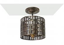 Northeast Lantern WC975-DAB-LT3 - Weave Circle Pendant Dark Antique Brass 3 Candelabra Base Sock